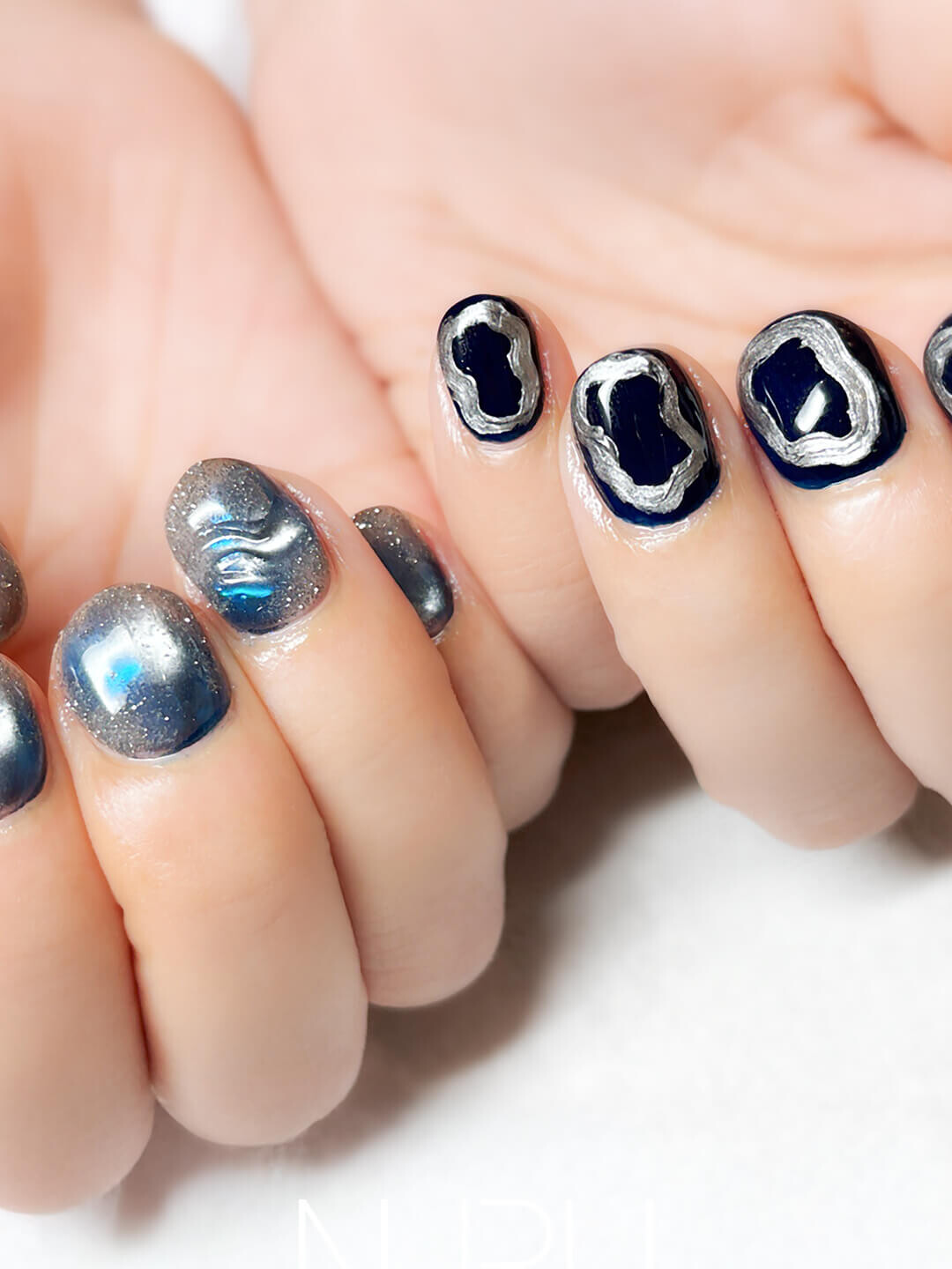 かっこいいアシメネイル