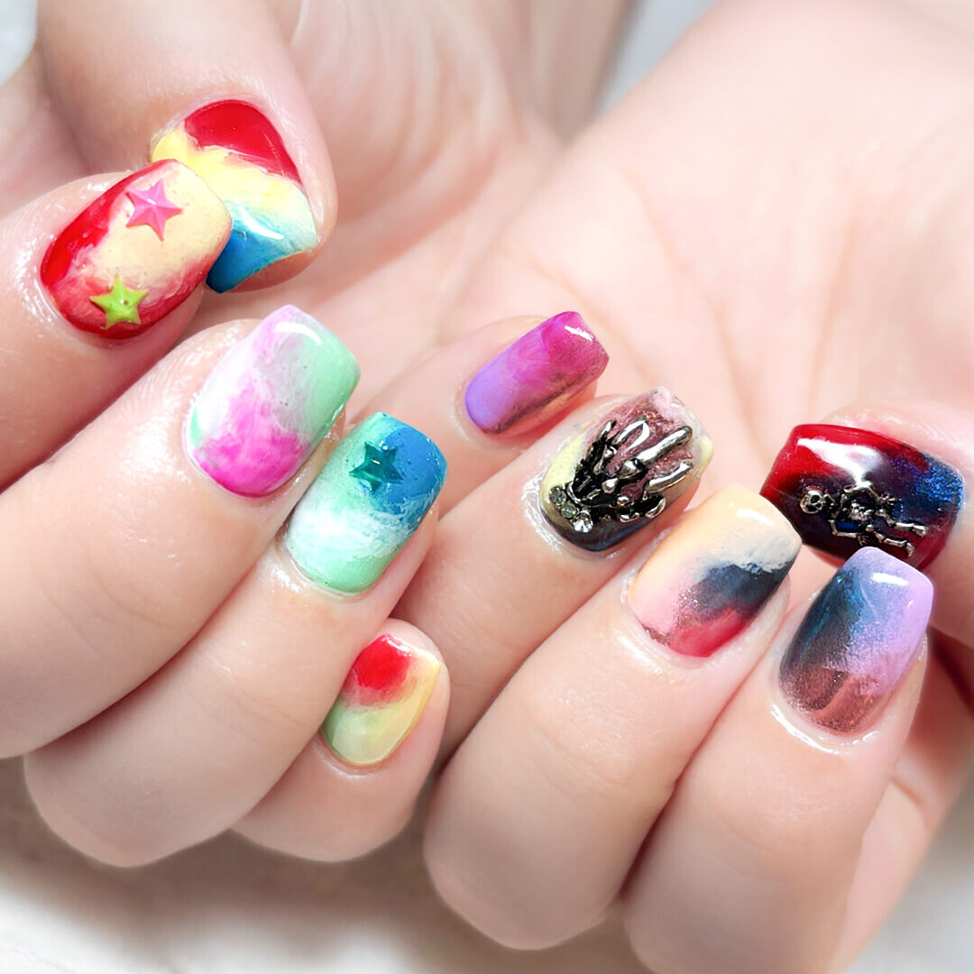 推しと共に「概念ネイル」