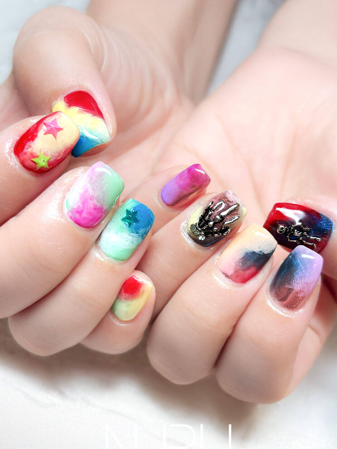 推しと共に「概念ネイル」