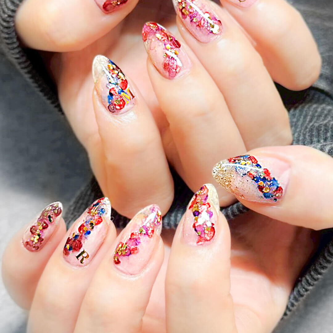 「塗りかけクリアニュアンス」のアレンジバージョン