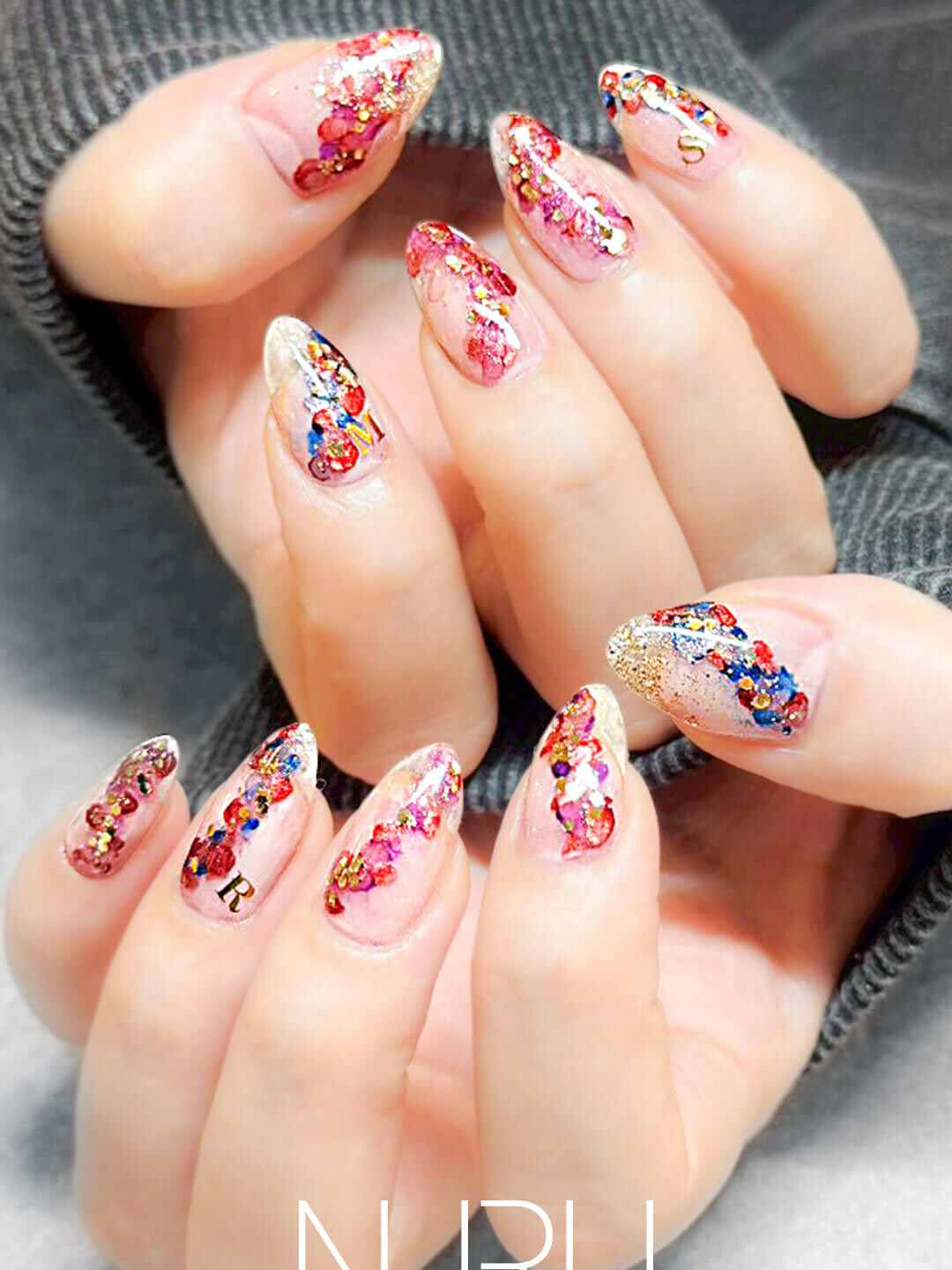 「塗りかけクリアニュアンス」のアレンジバージョン