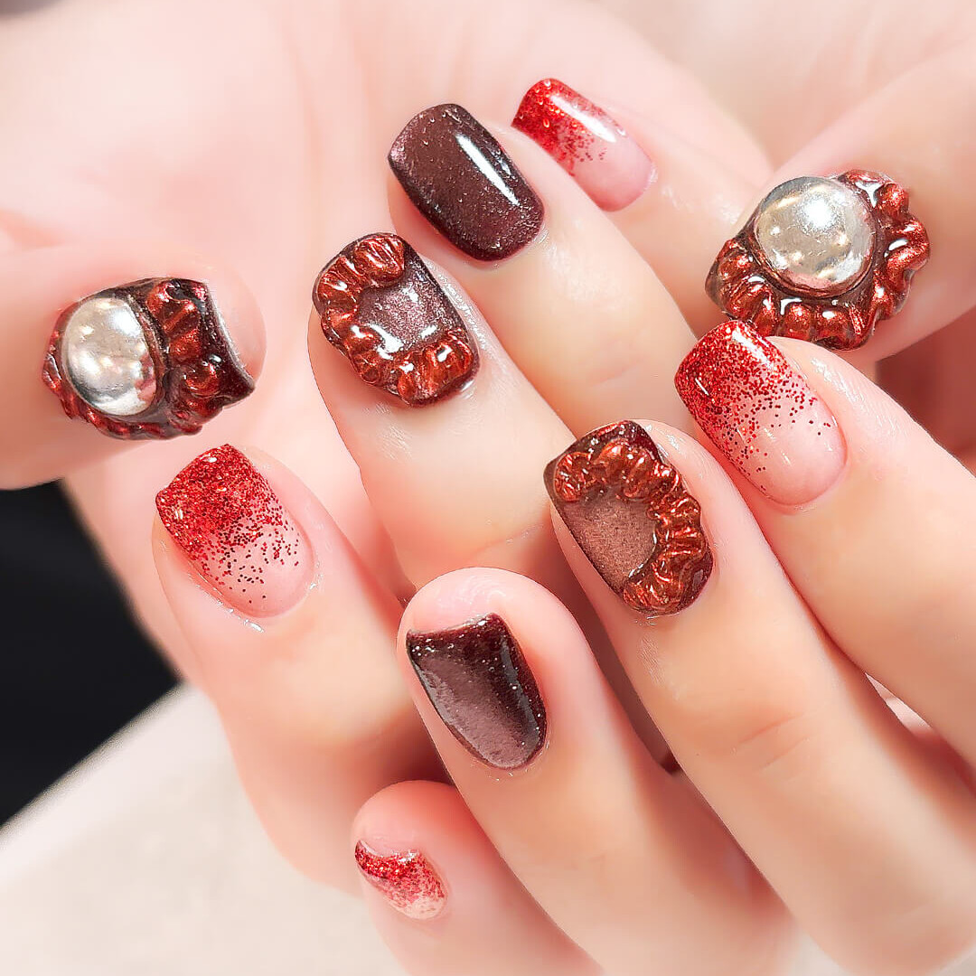 超個性的な3Dアートネイル