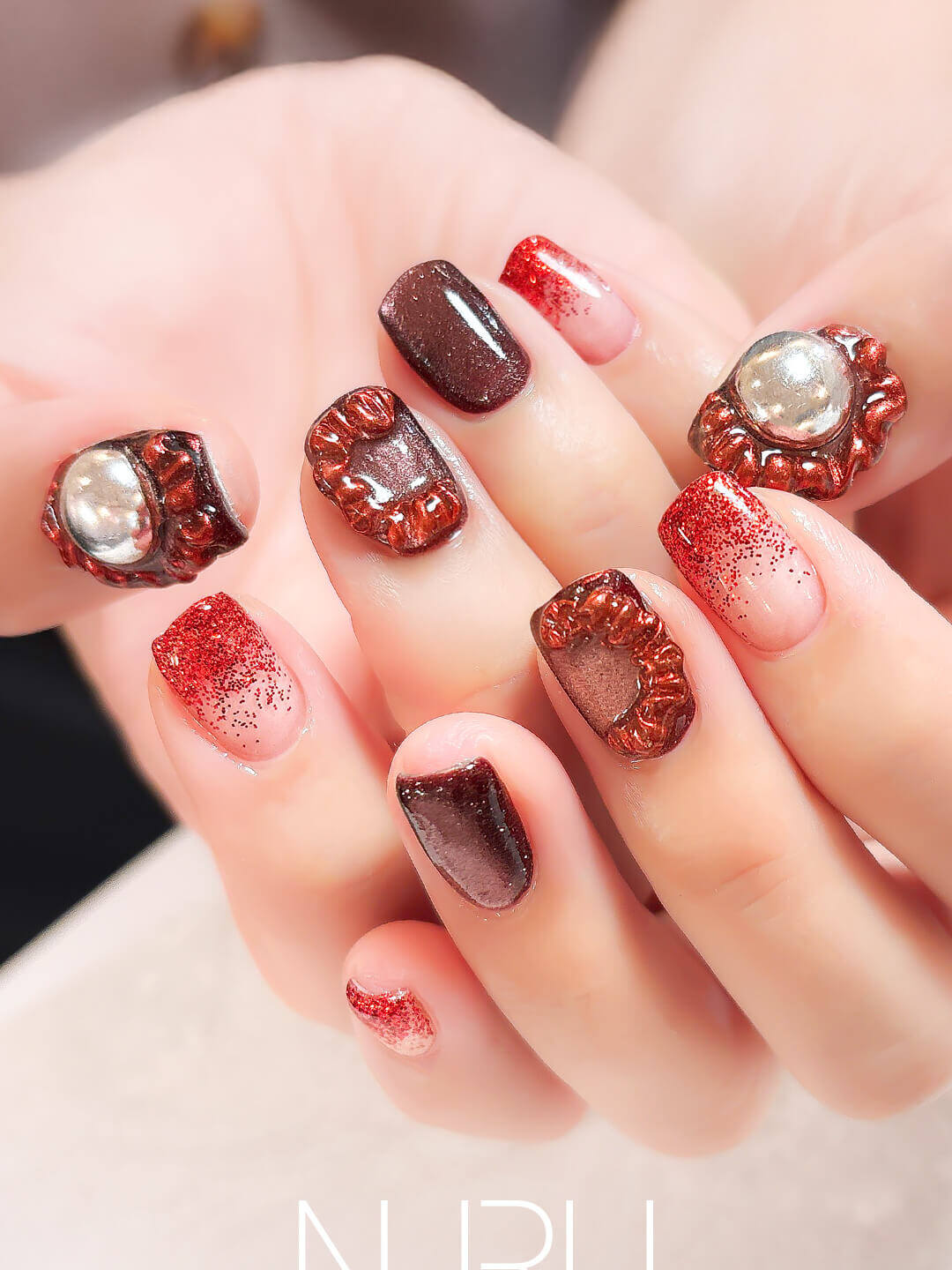 超個性的な3Dアートネイル