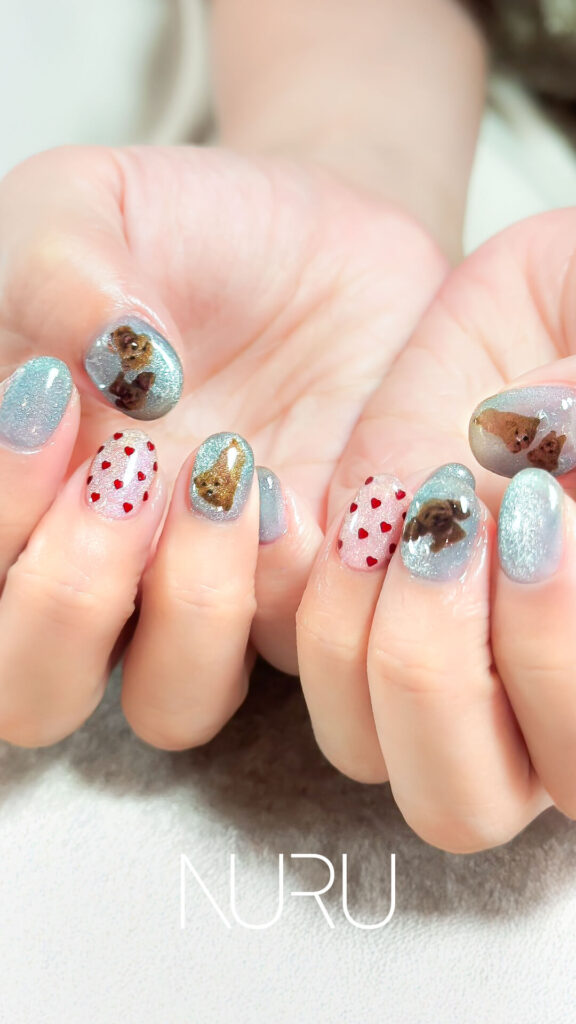 オリジナル「うちの子ネイル」