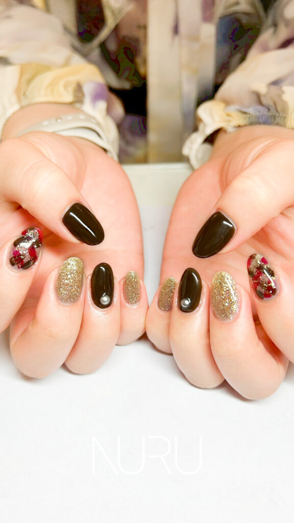 チョコレートなネイルデザイン