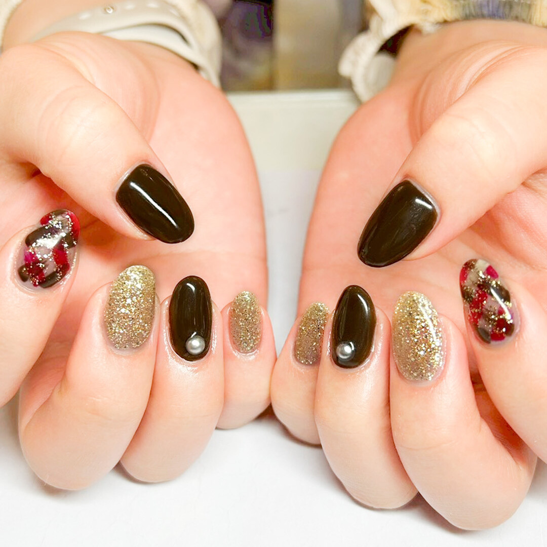 チョコレートなネイルデザイン