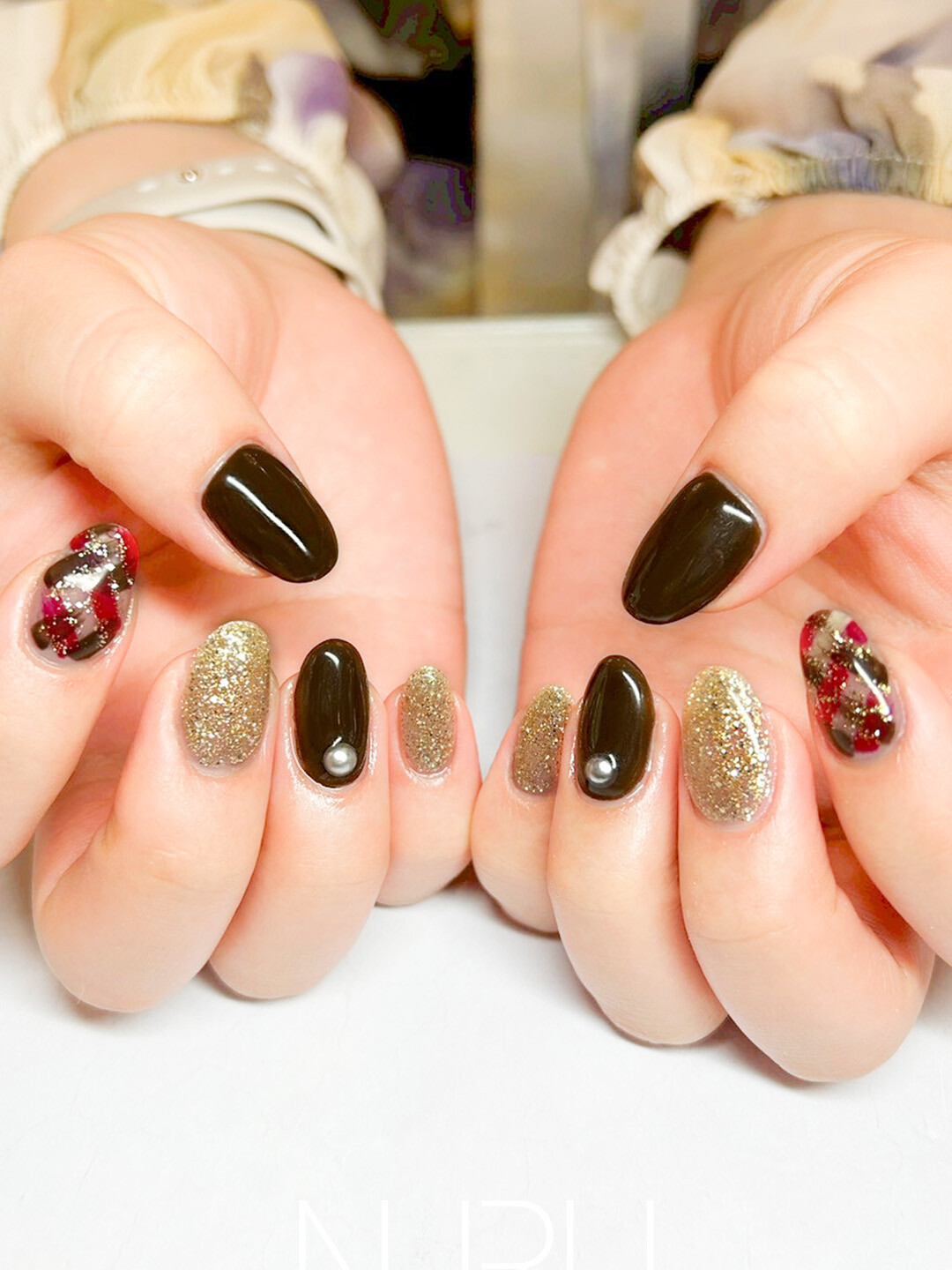 チョコレートなネイルデザイン