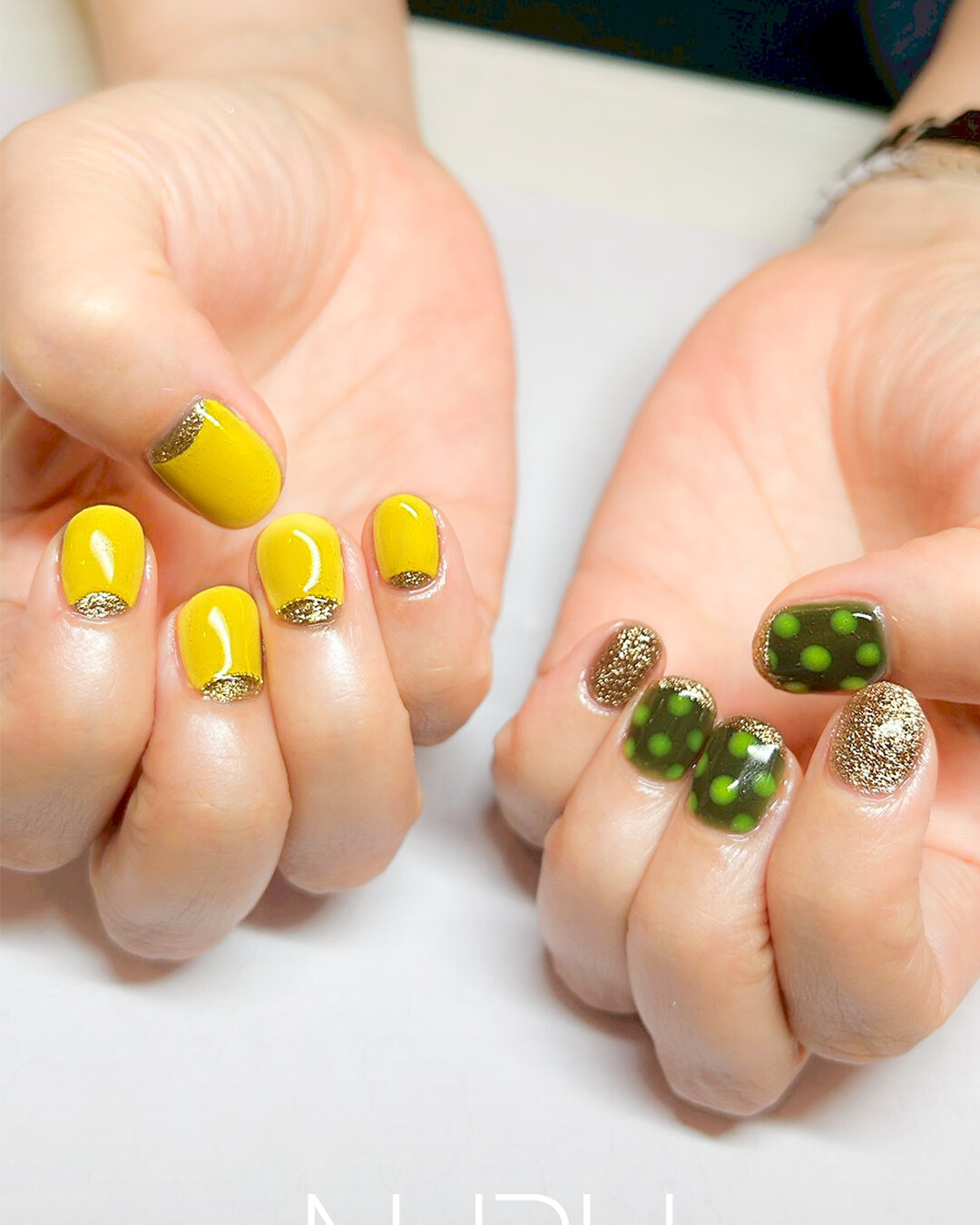 元気はつらつイエロー×シアーブラック・ドット！