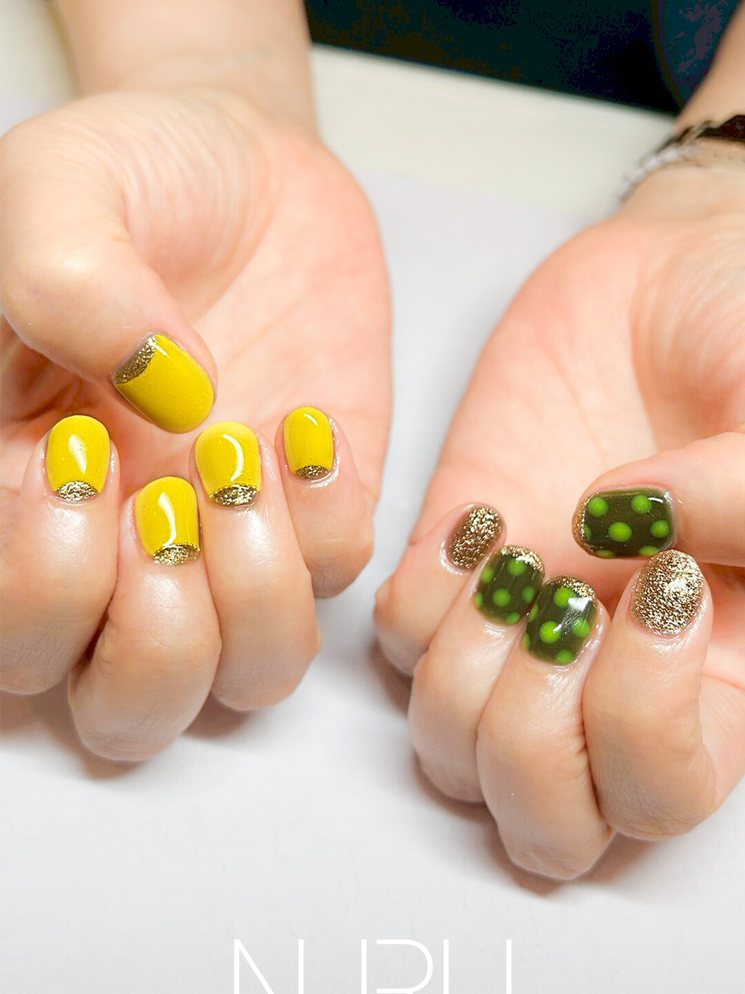 元気はつらつイエロー×シアーブラック・ドット！