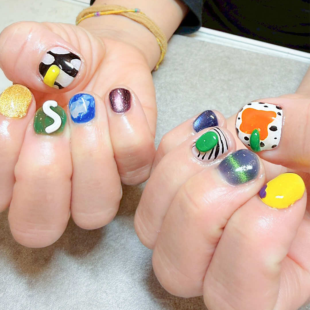 欲張りパワフルネイルデザイン