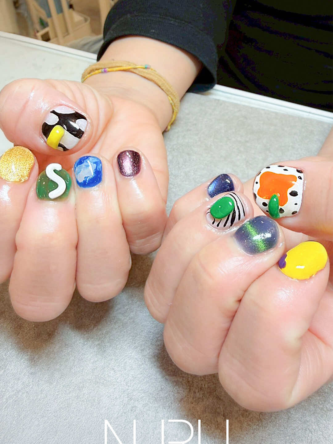 欲張りパワフルネイルデザイン