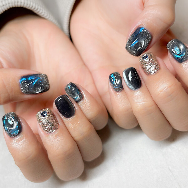 ブルーに輝く、オリジナル「ぬるマグ」デザイン