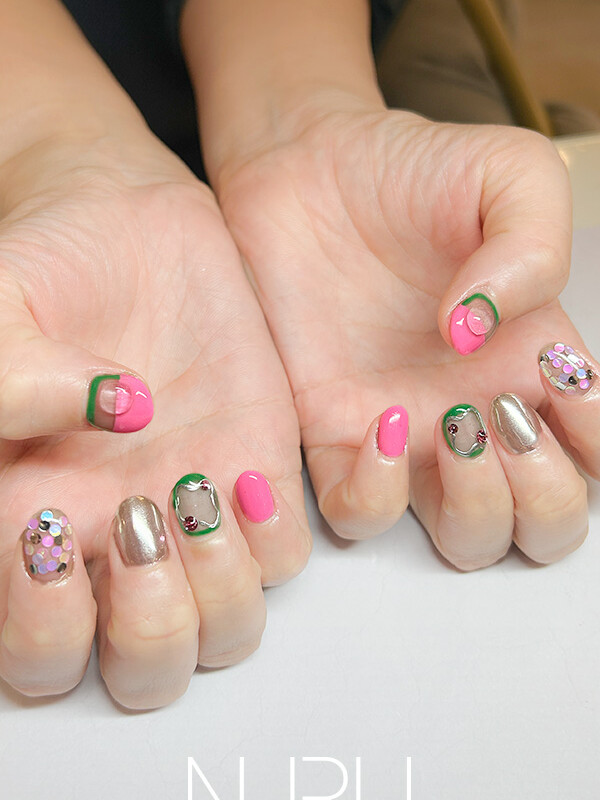 大人の遊び心！ミラーアートネイル！