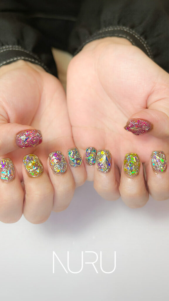 NURU NAIL ぎらぎら☆ガーリーネイル