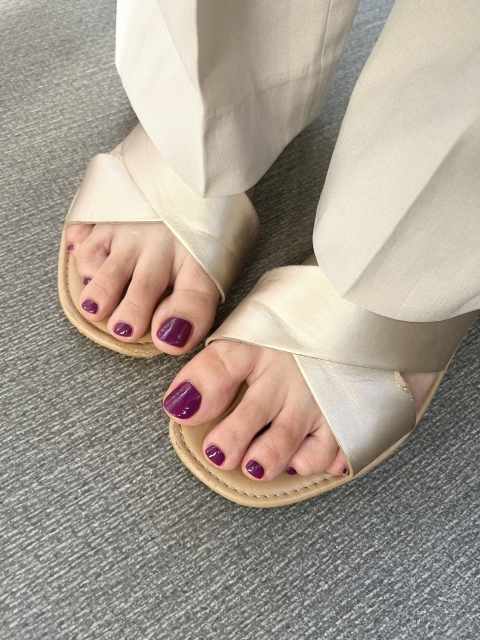 GW前のフットケア