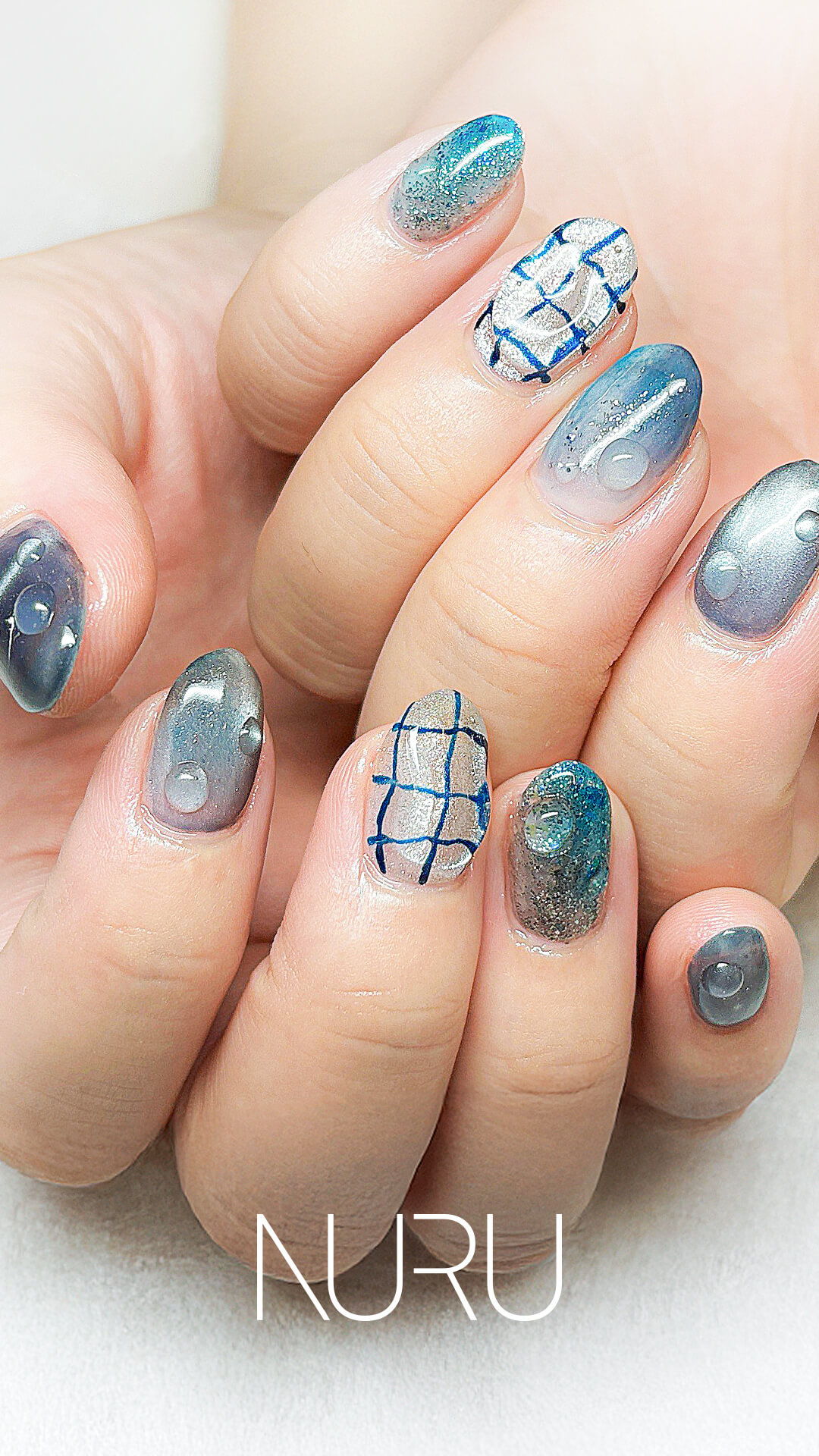 上品な帰省向けネイルデザイン